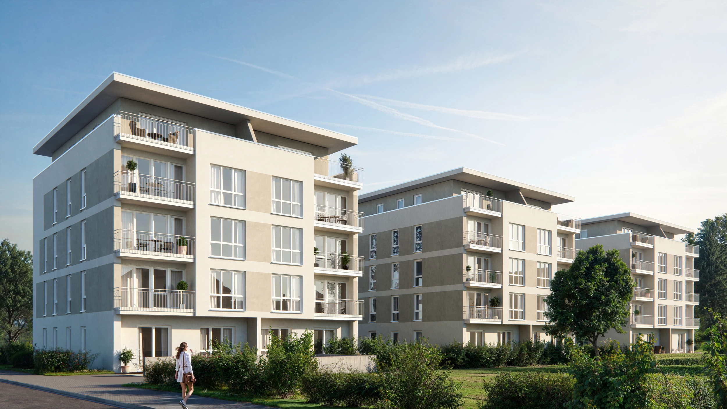 Heinrichsquartier Gera Wohnanlage modernes urbanes Wohnen