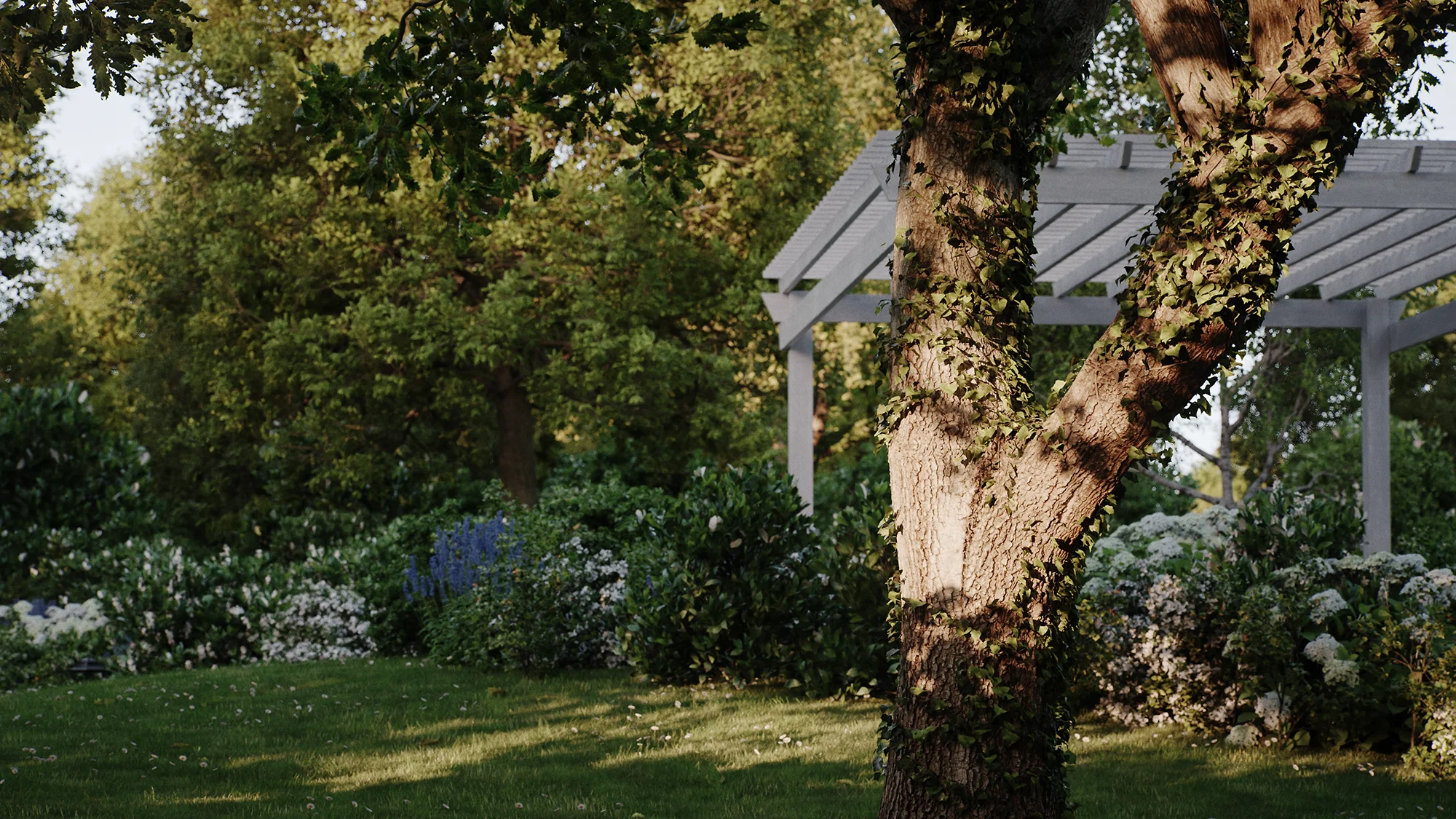 Gartenmöbel 3D-Außen maßgeschneiderte Umgebung - Ansicht 7