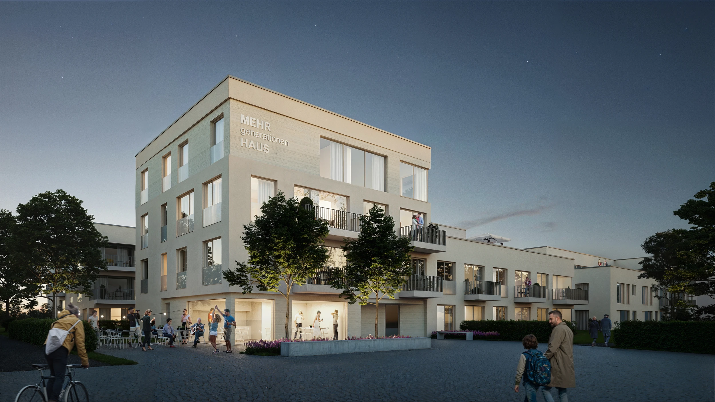 Mehrgenerationenhaus Wohnkomplex von Marcus Bucker