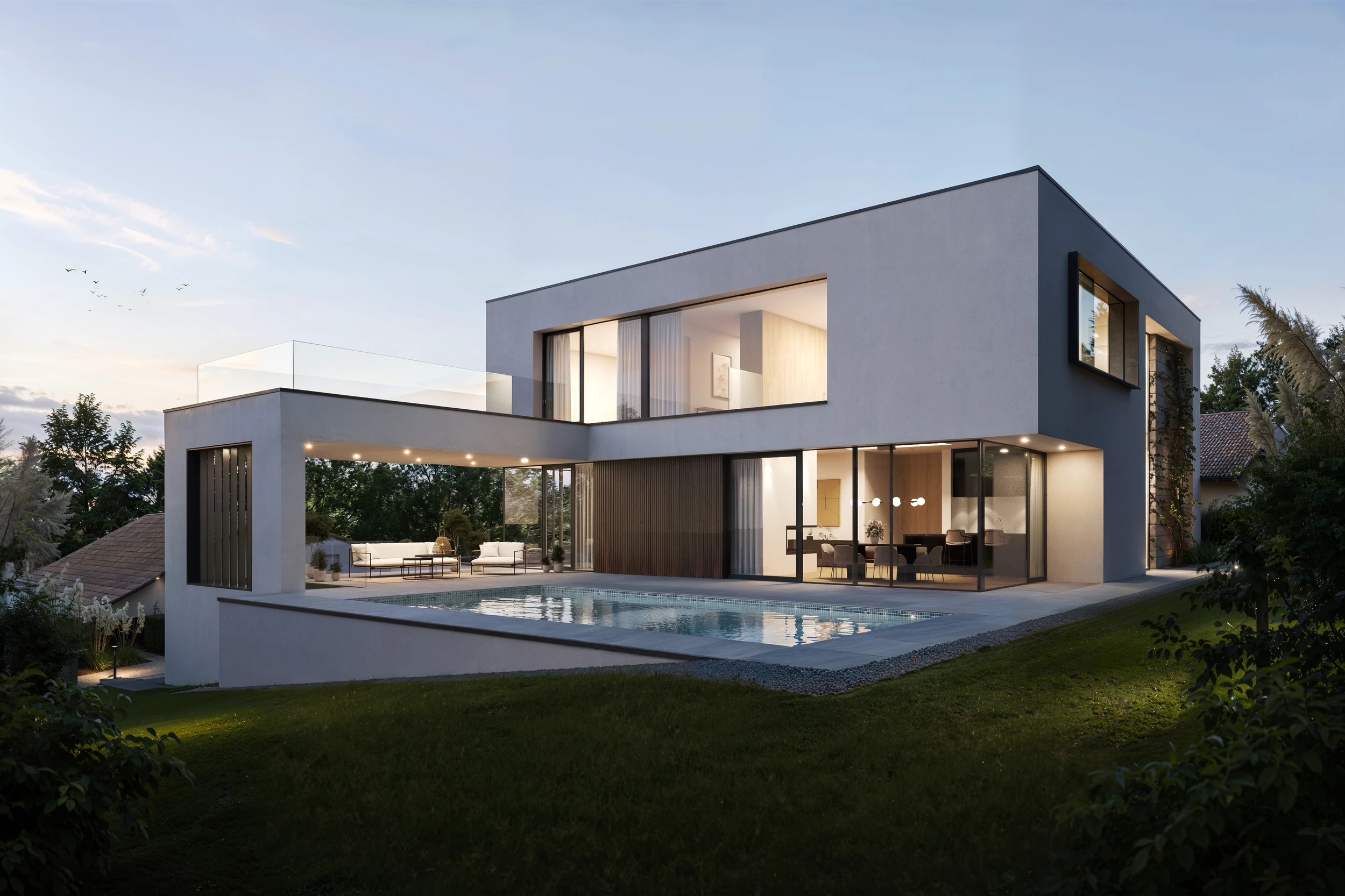 Privathaus R_B in Beilngries von Fichtner Gruber Architekten - Ansicht 1