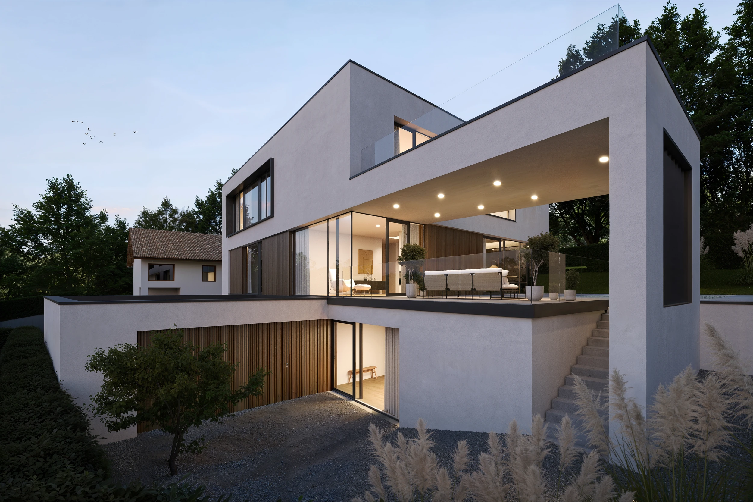 Privathaus R_B in Beilngries von Fichtner Gruber Architekten - Ansicht 3