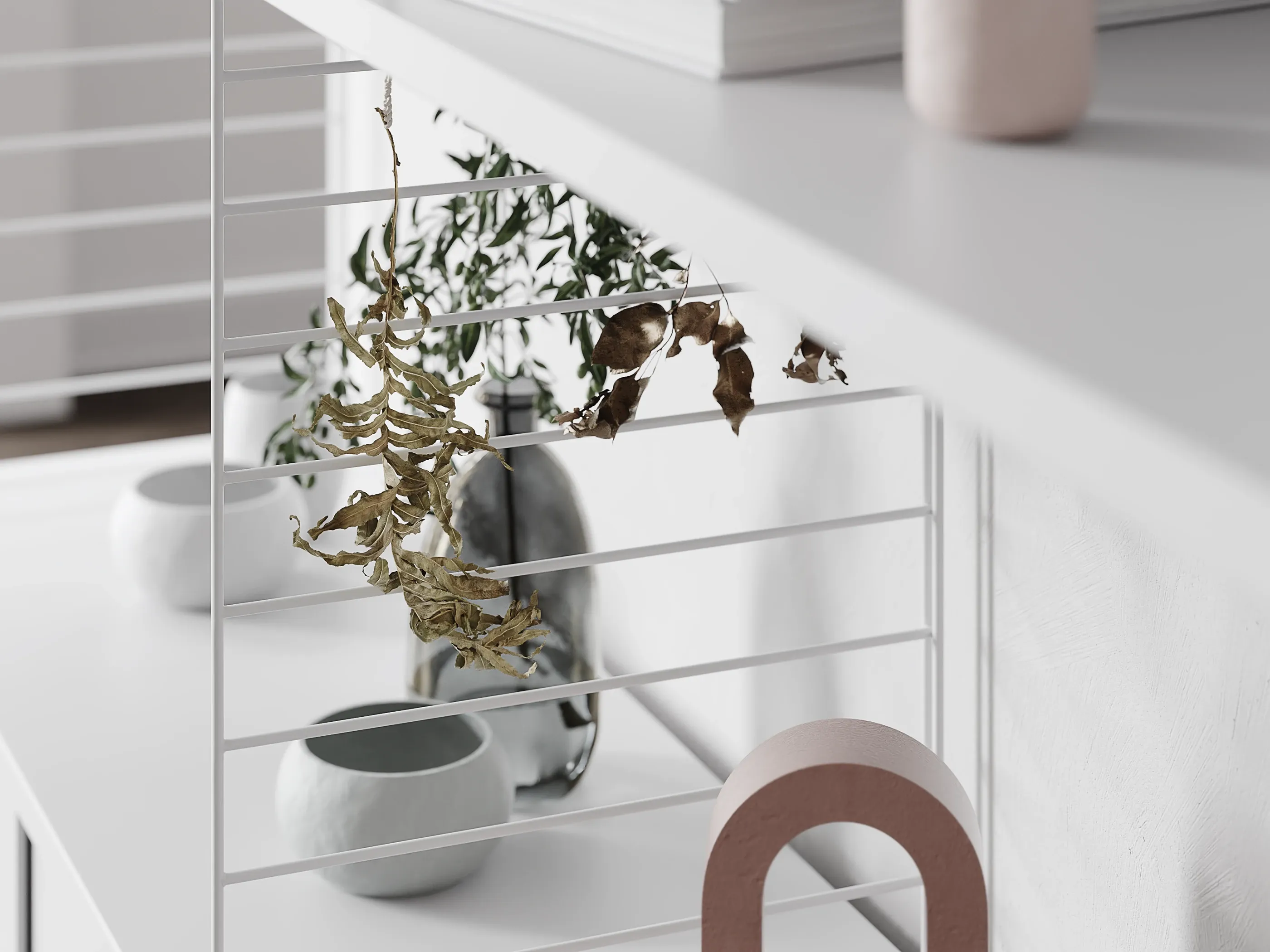 Avar String-Regalsystem klassische Wohnung Tageslicht - Ansicht 7