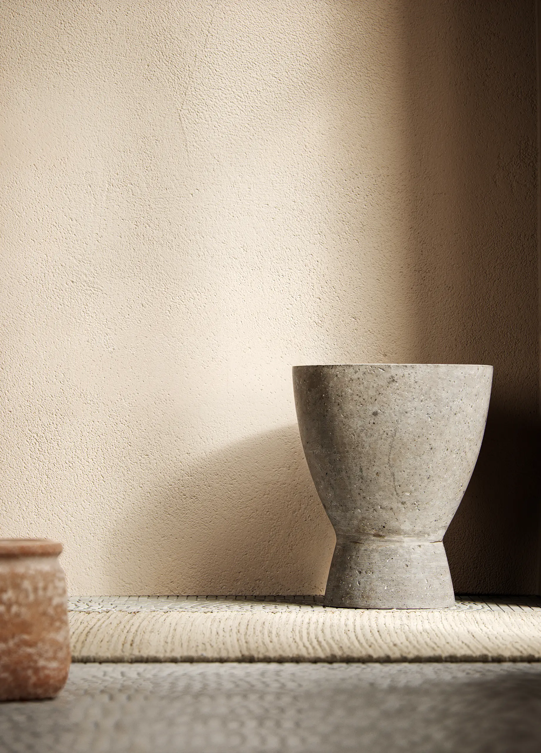 Corner Materialstudie erdig ethnisch Interieur - Ansicht 4