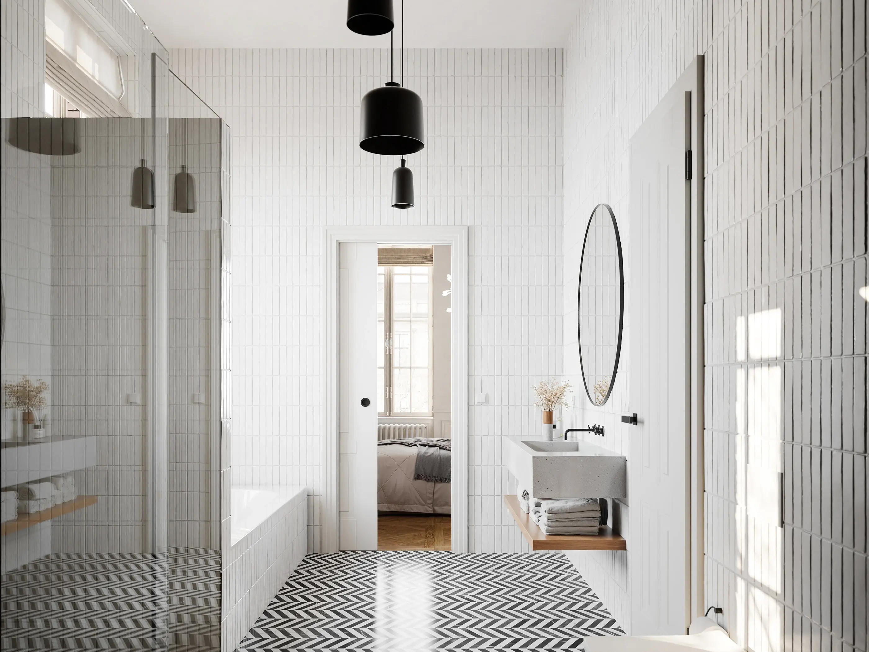 Türkollektion Interieur-Visualisierung Wohnung - Ansicht 10