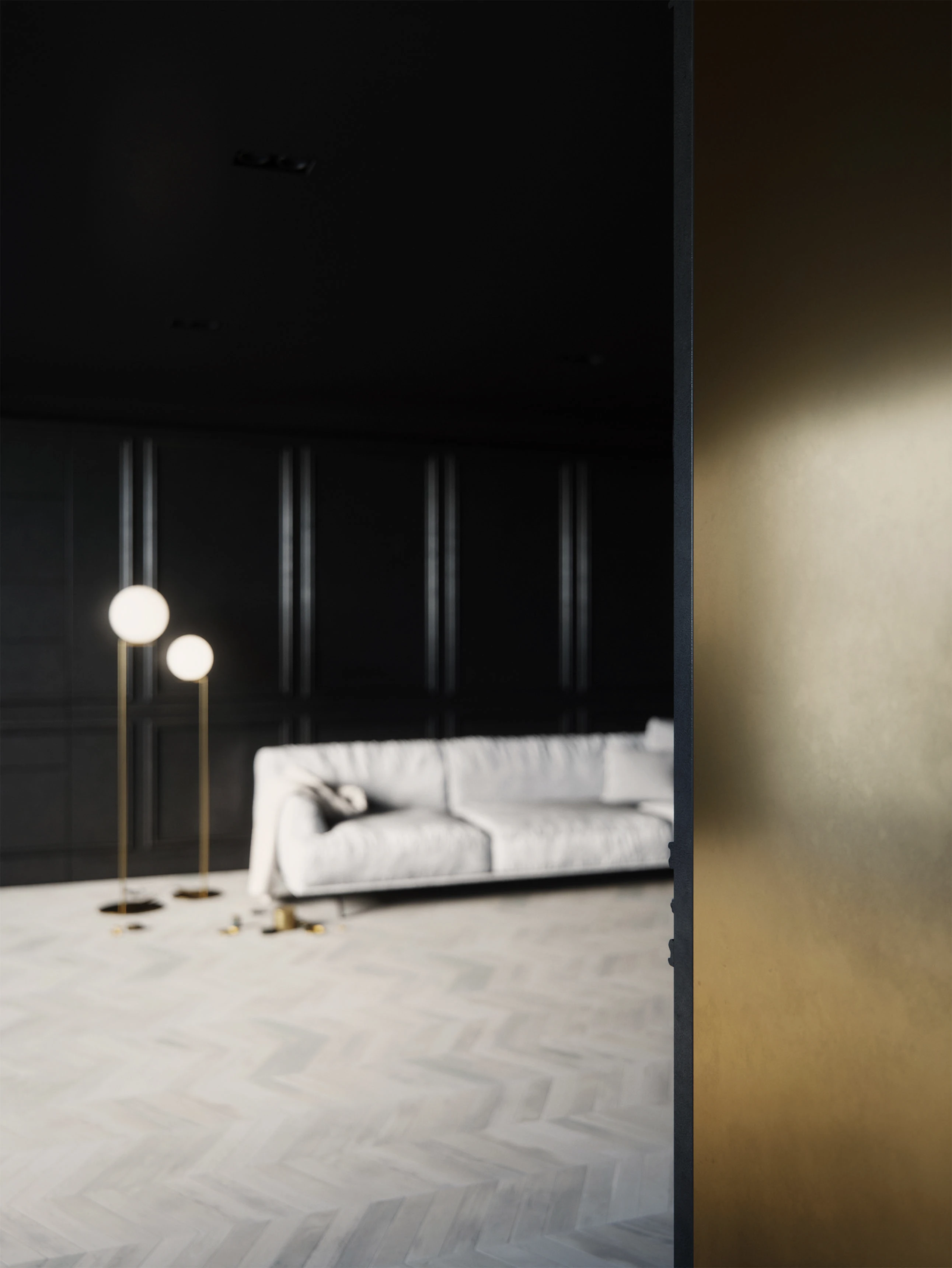 Galvar dunkles klassisches Interieur Tiefe Schatten - Ansicht 4