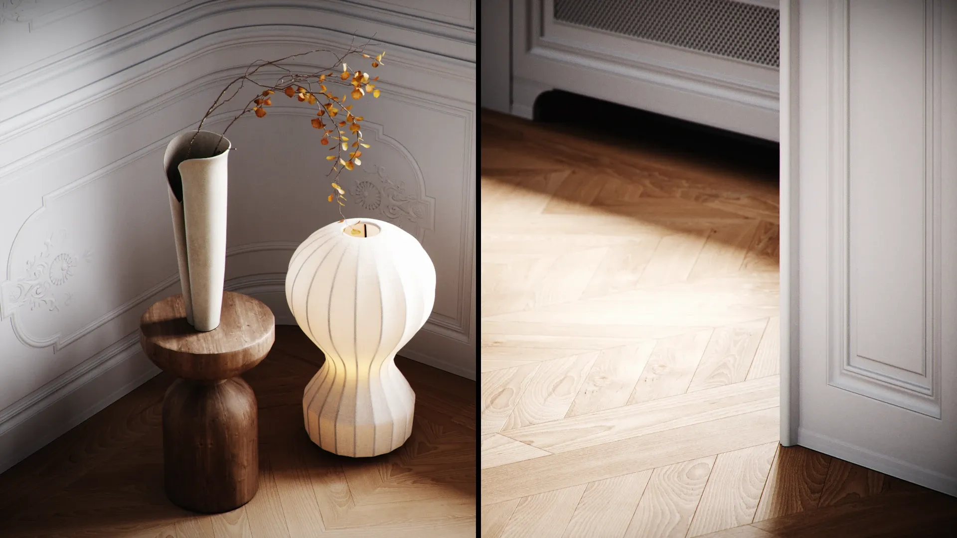 Ivija Pariser Loft Interieur 3D-Animation - Ansicht 2
