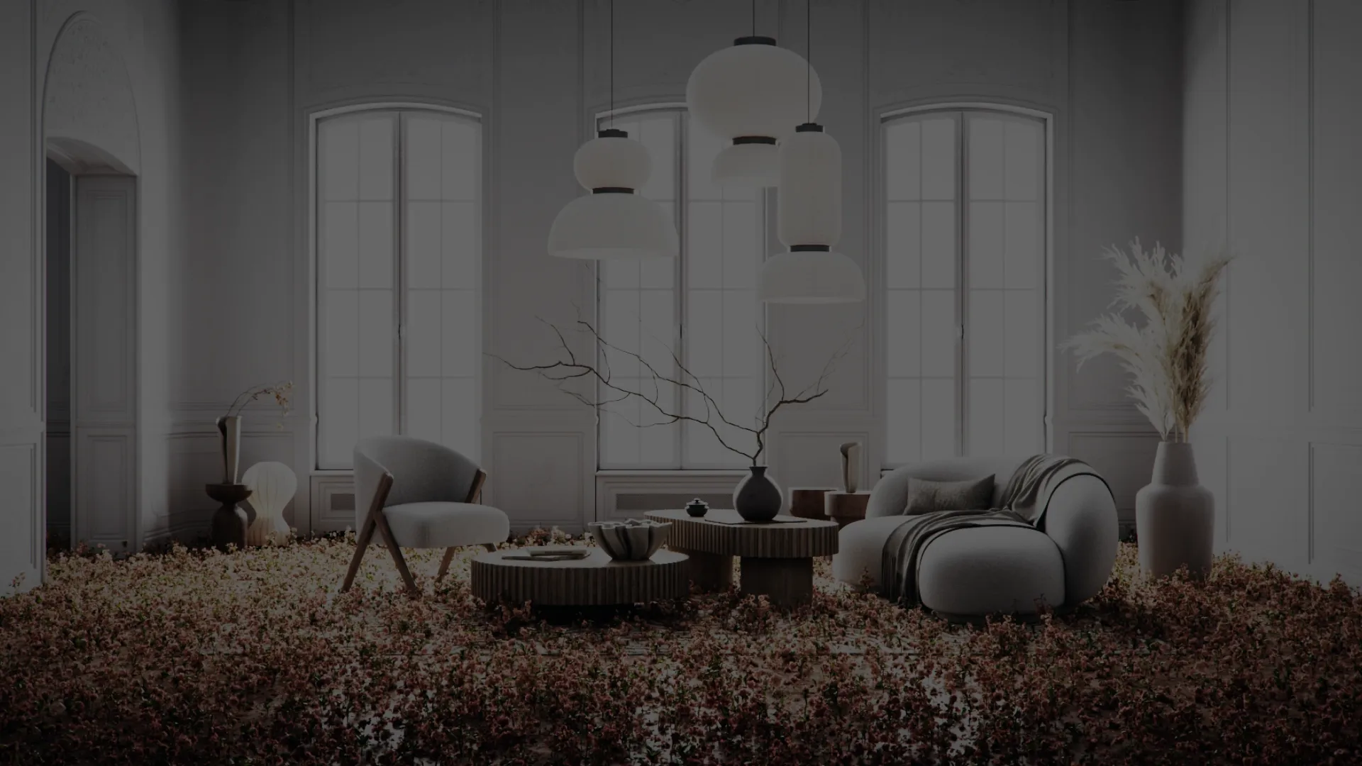 Ivija Pariser Loft Interieur 3D-Animation - Ansicht 8