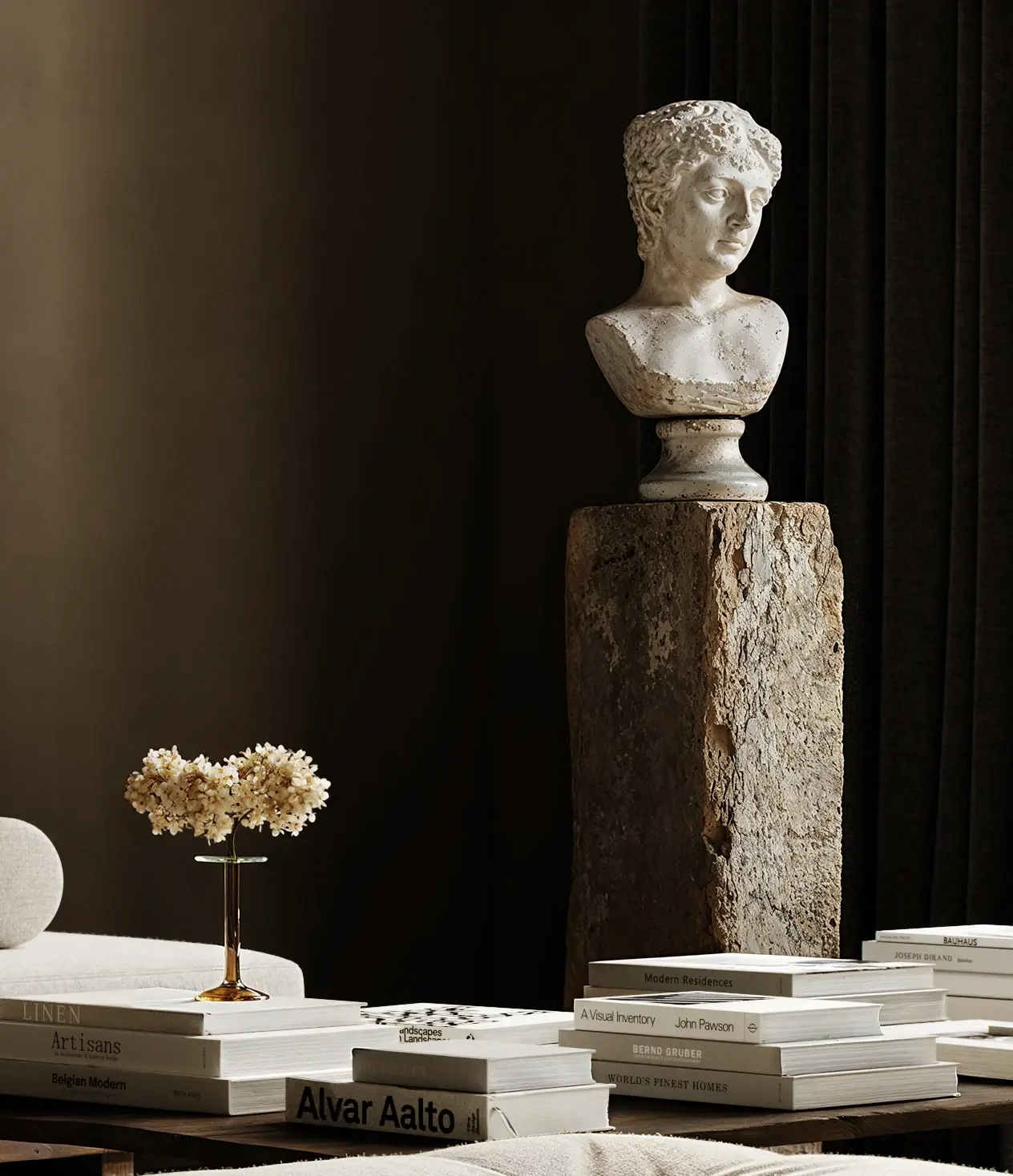 Kuro dunkles erdiges Interieur ethnisch Winter - Ansicht 9