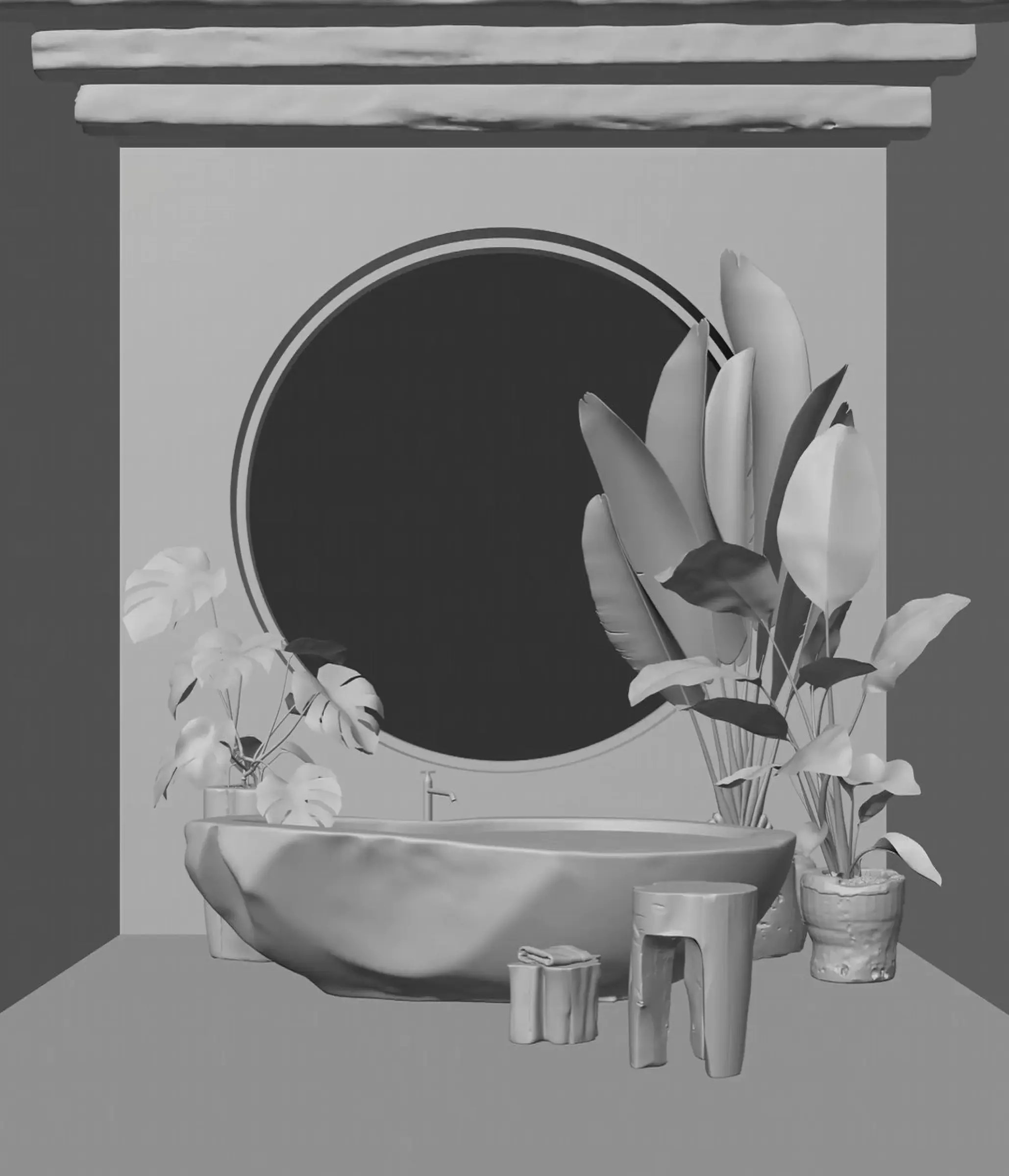 Iwa hybrid 3D KI Interior Workflow - Ansicht 2