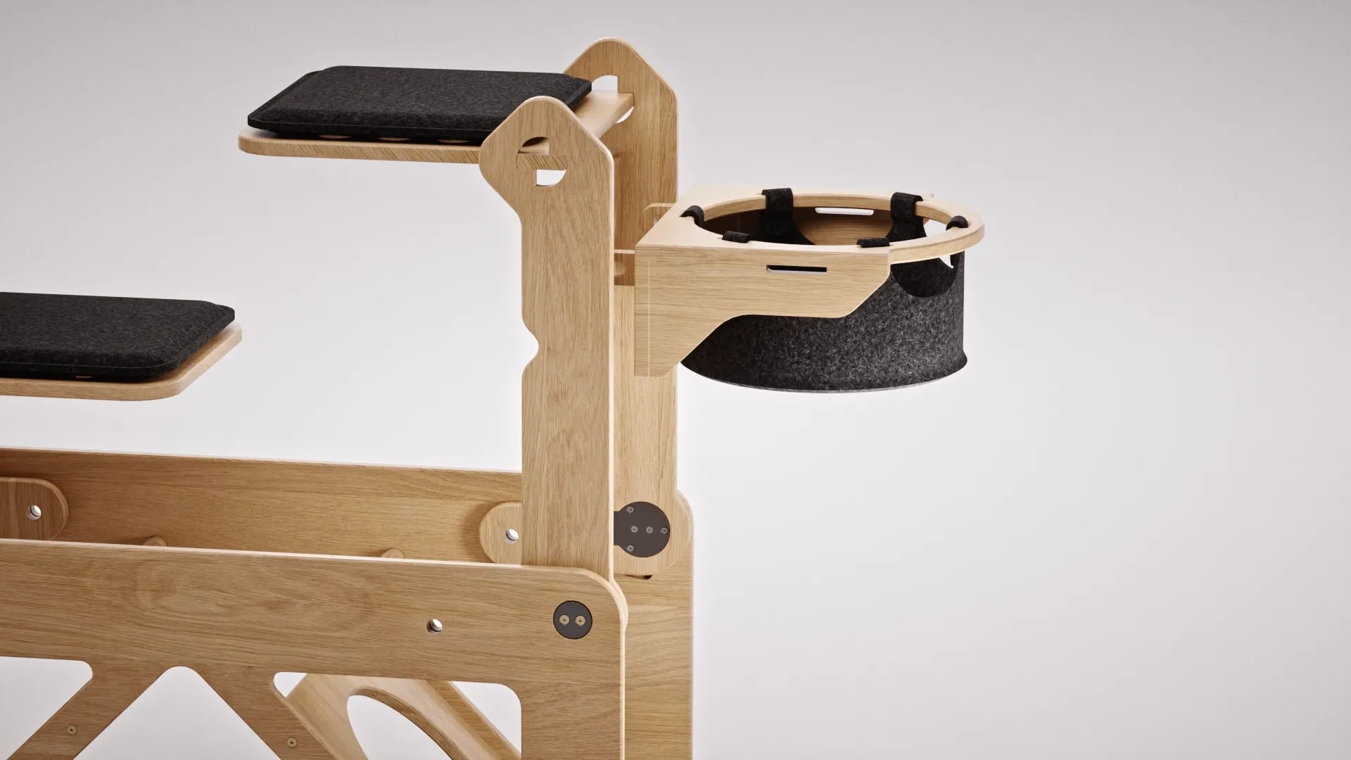 Katzenturm 3D-Animation Transformation entfalten - Ansicht 6