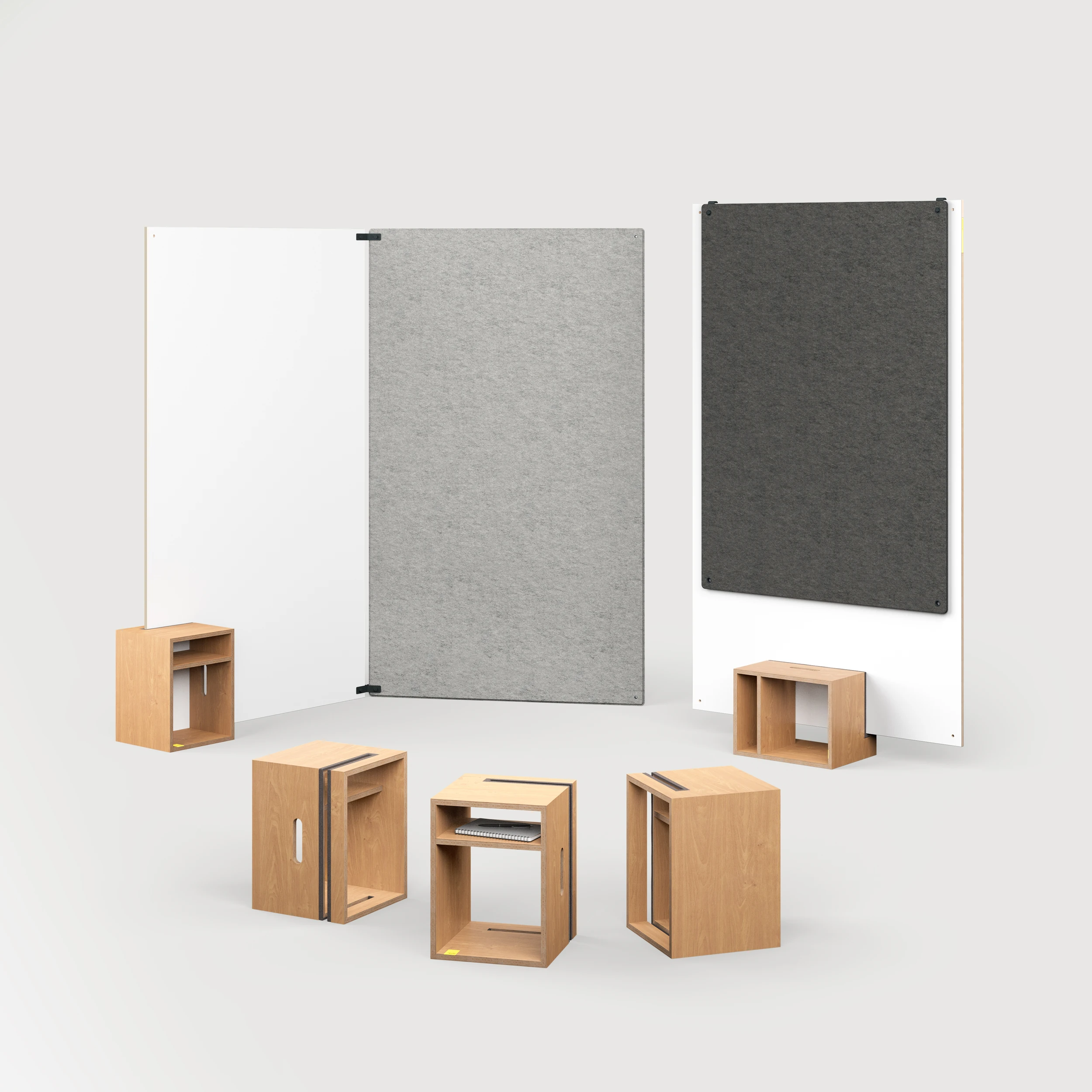 Studiotools Büro Whiteboards Cubes Staffeleien - Ansicht 8