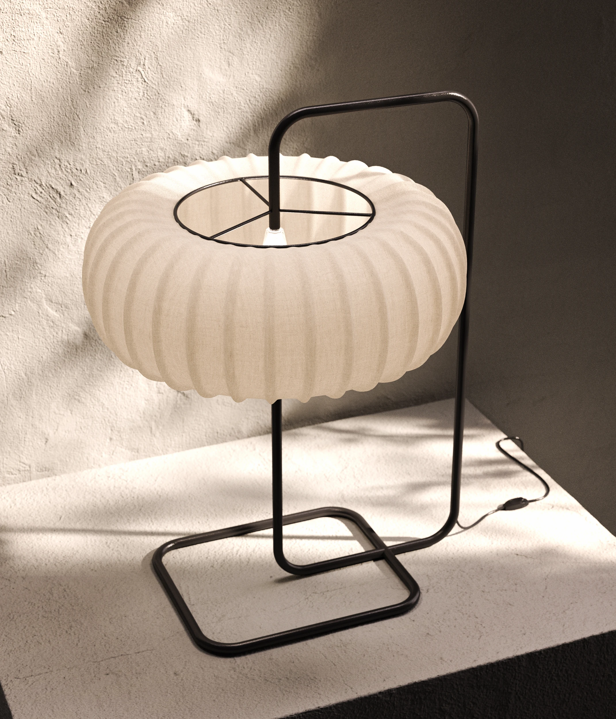 Tischlampe atmosphärische Beleuchtung Materialtextur - Ansicht 2