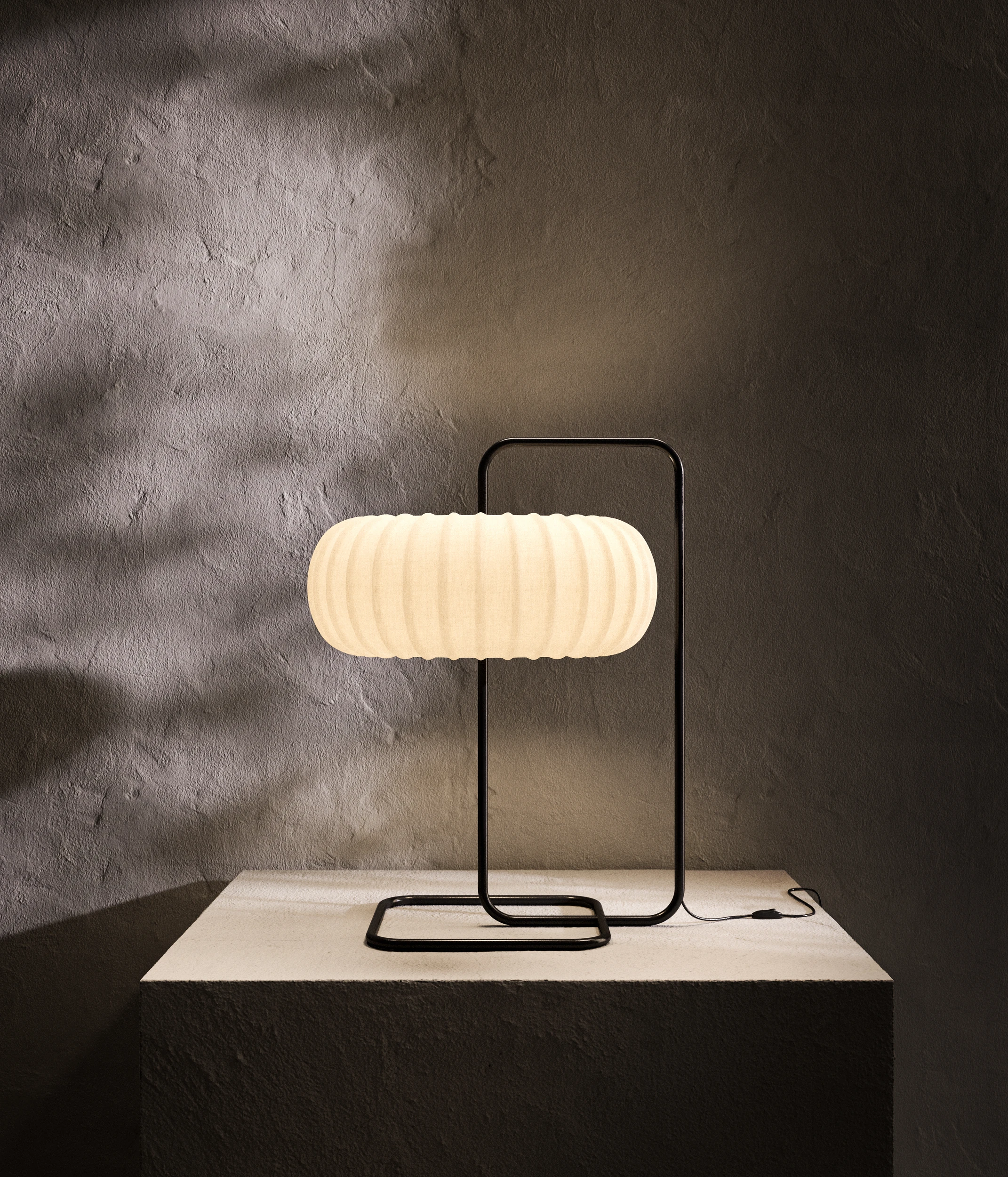 Tischlampe atmosphärische Beleuchtung Materialtextur - Ansicht 3