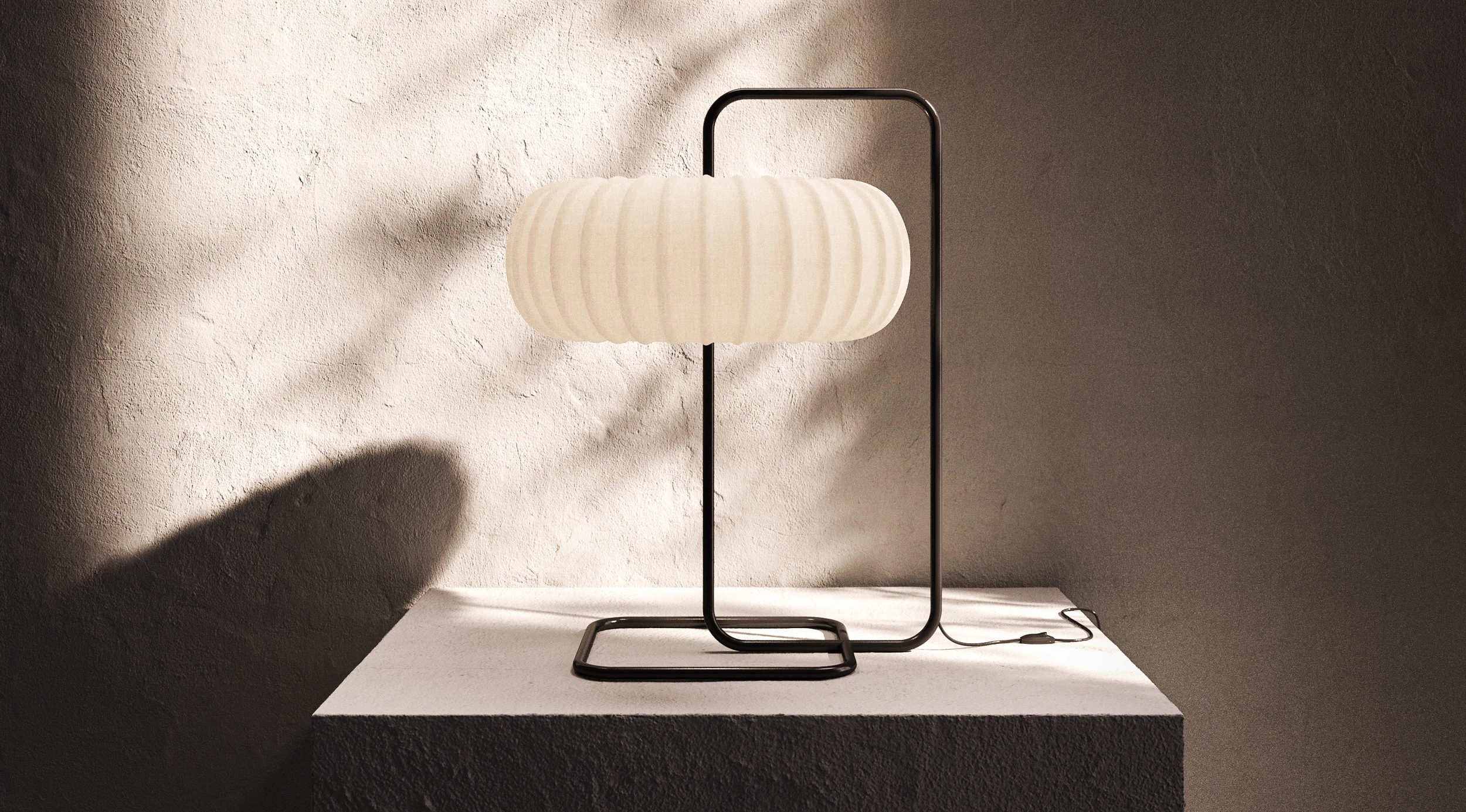 Tischlampe atmosphärische Beleuchtung Materialtextur - Ansicht 4