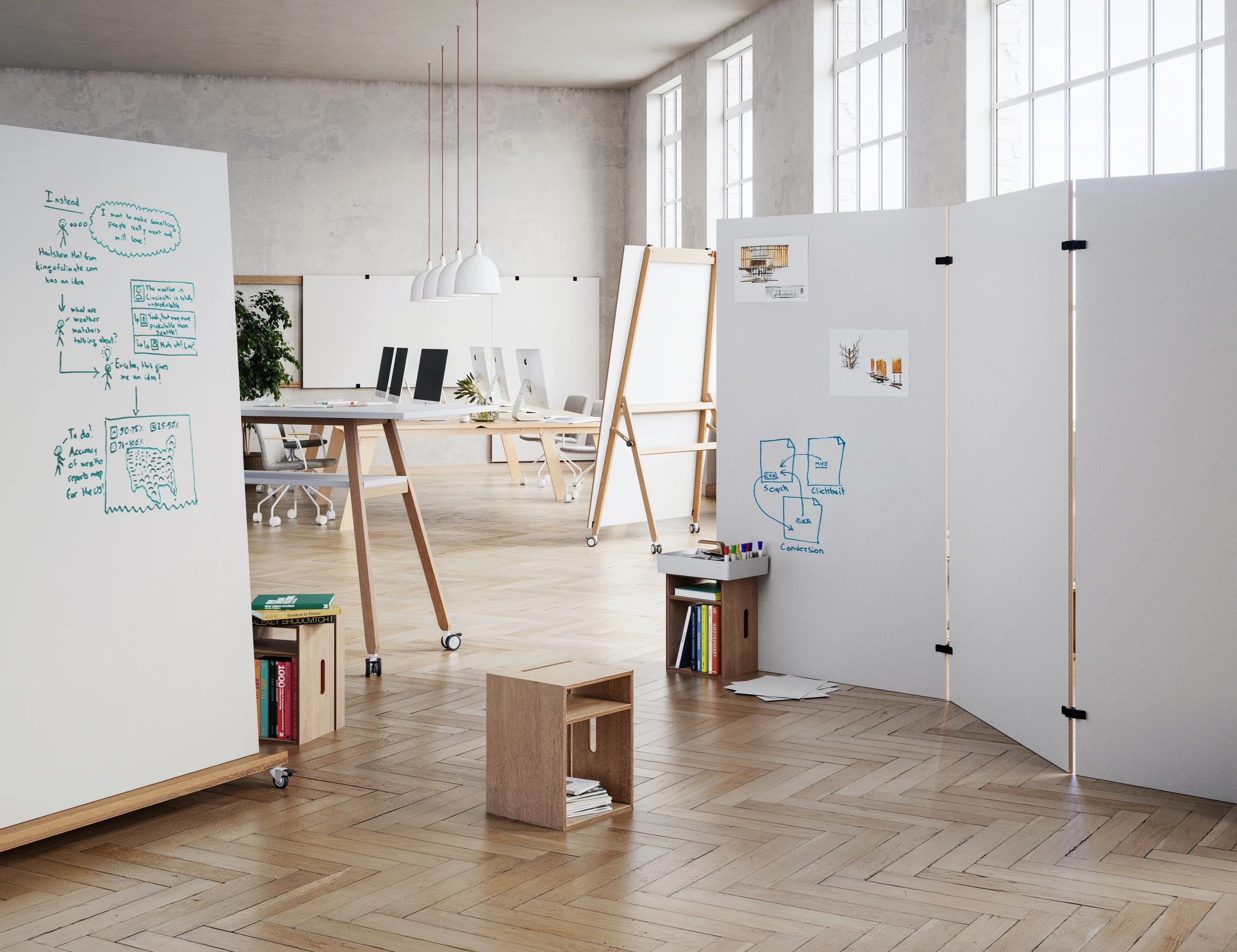 Studiotools Büro Whiteboards Cubes Staffeleien - Ansicht 18